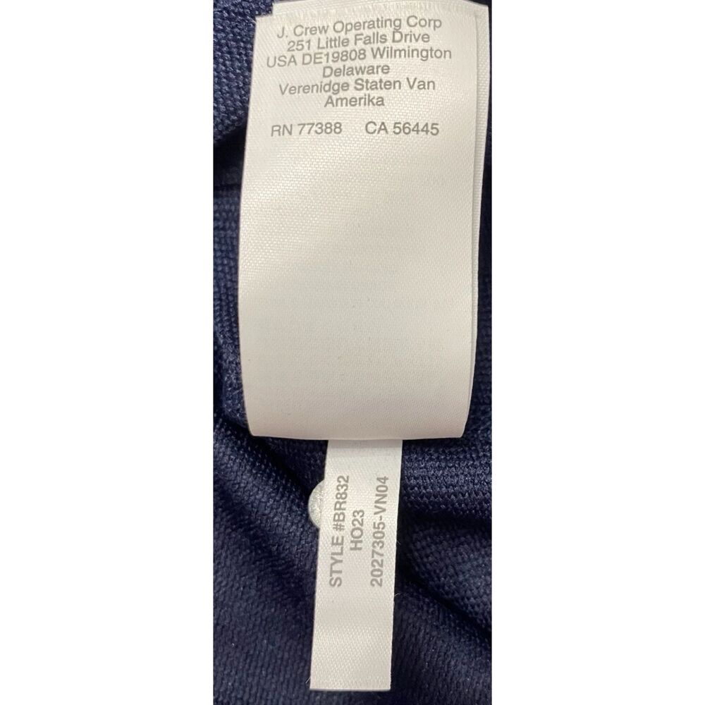 J Crew Performance Nwt Half Zip Pullover Navy Lon… - image 8
